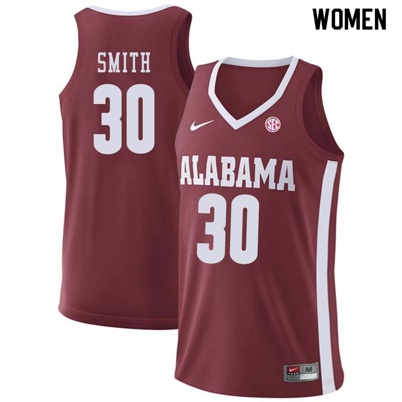 Women #65 Donta Hall Alabama Crimson Tide College Basketball Jerseys Sale-Crimson
